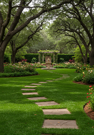 Beautiful garden created by Plants KW in Kuwait